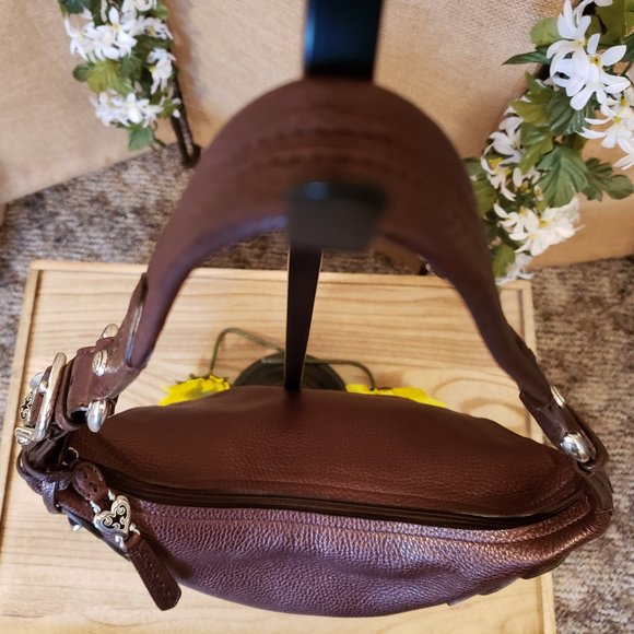 Brighton Nikki Bronze Hobo Shoulder Bag - Picture 4 of 11